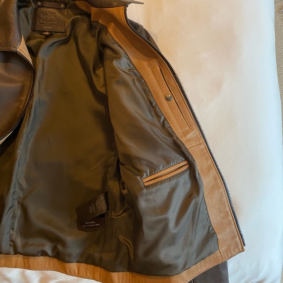 COACH MEN’S LEATHER JACKET - Picture 3 of 10